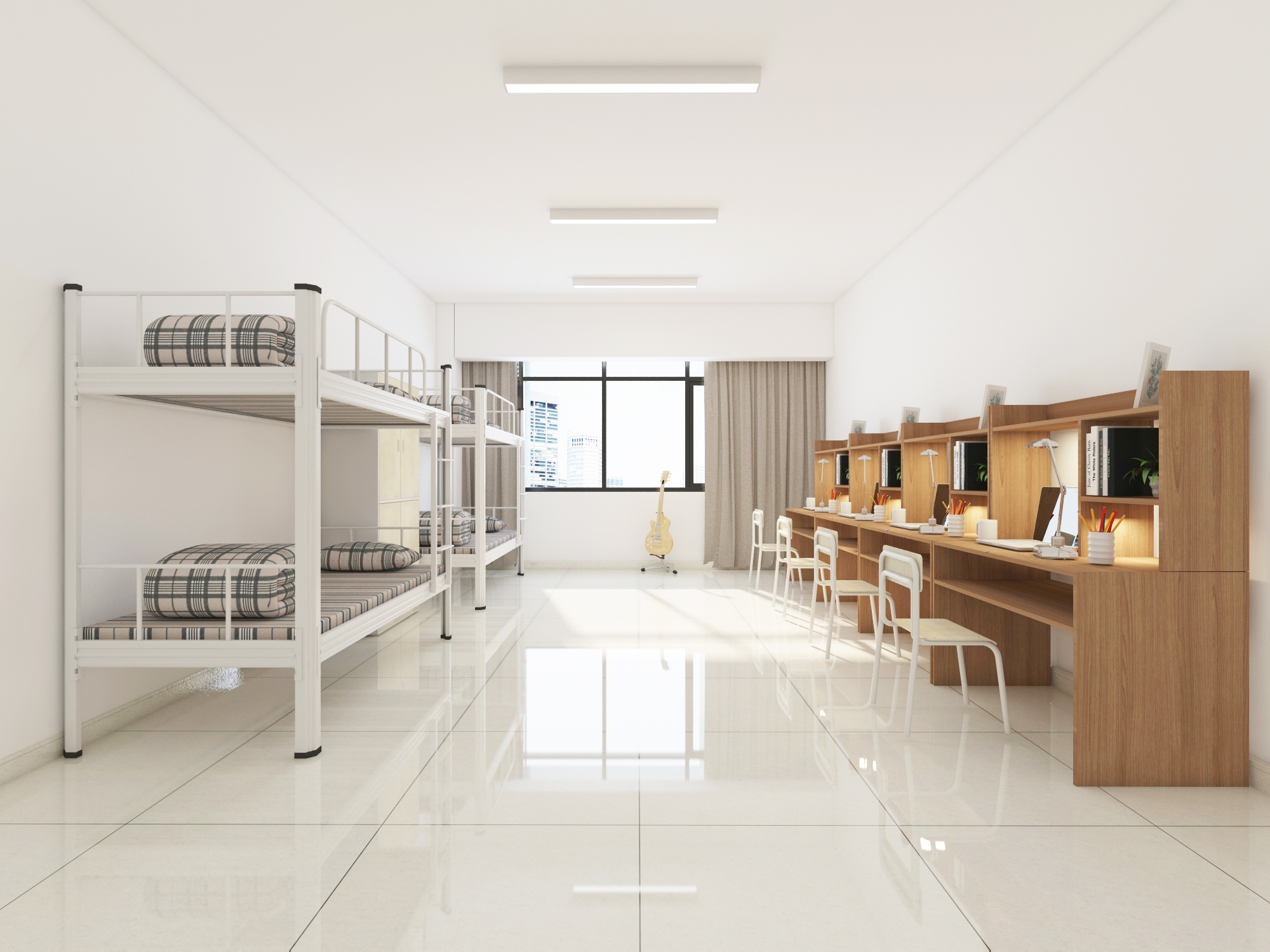 為什么卡扣型的學生公寓床有靜音效果？