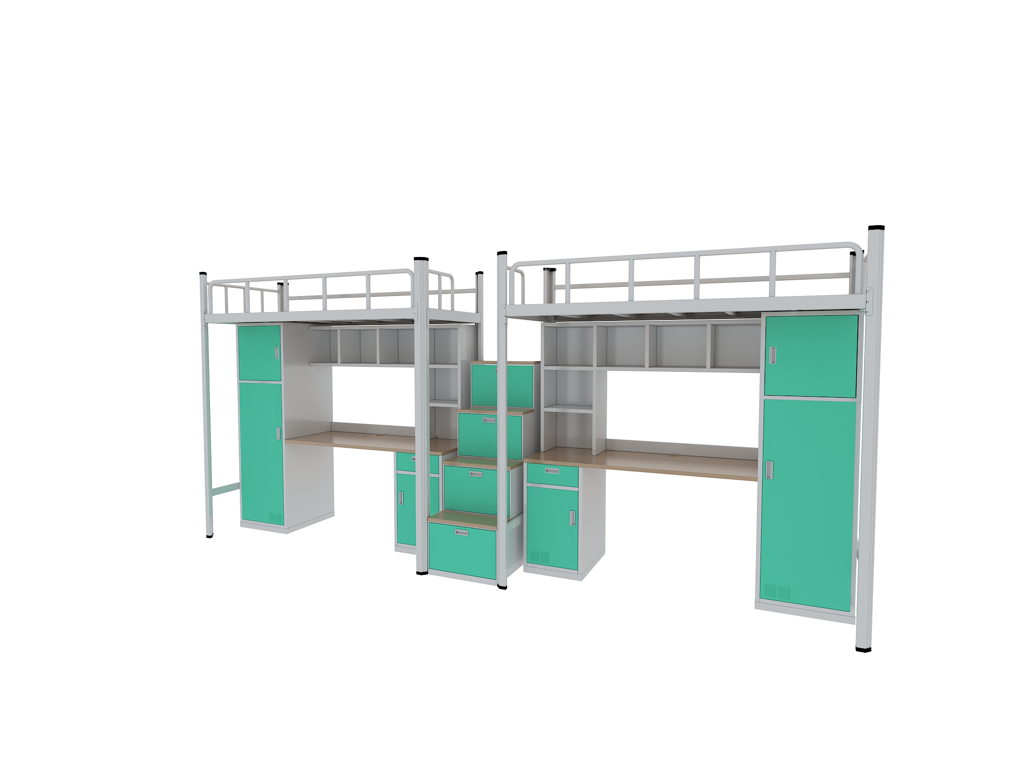 如何在小宿舍里設(shè)計(jì)雙層鐵床？