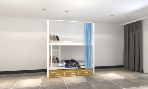 雙層床廠家能給鐵床上做蚊帳架嗎？