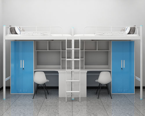 學(xué)校宿舍雙層鐵床都有哪些款式？