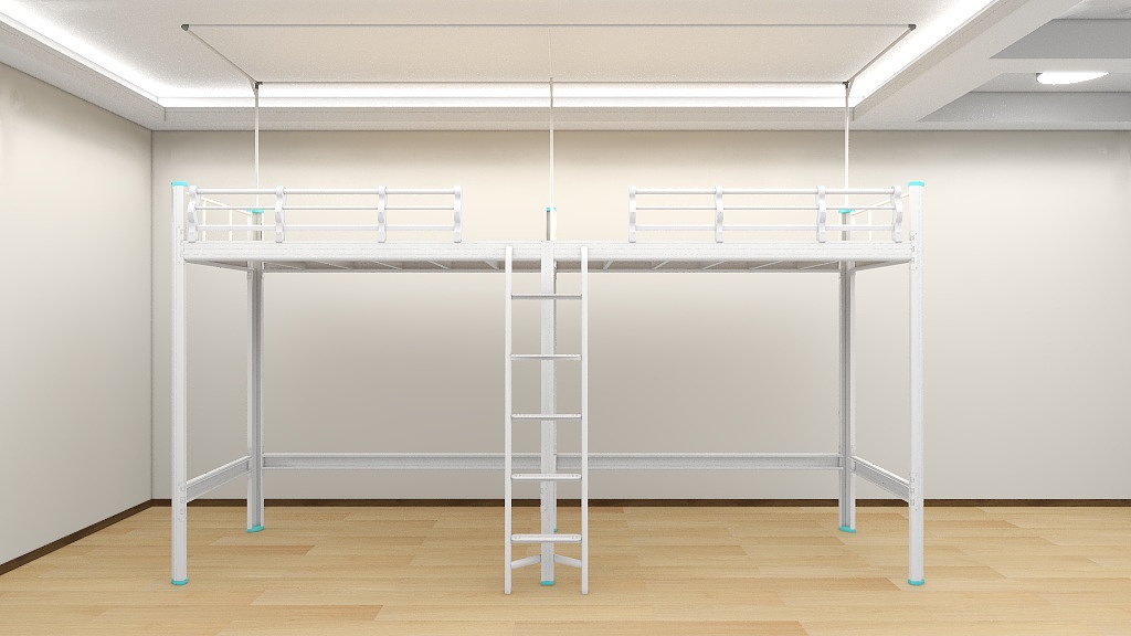 鐵架高低床長寬高是多少？