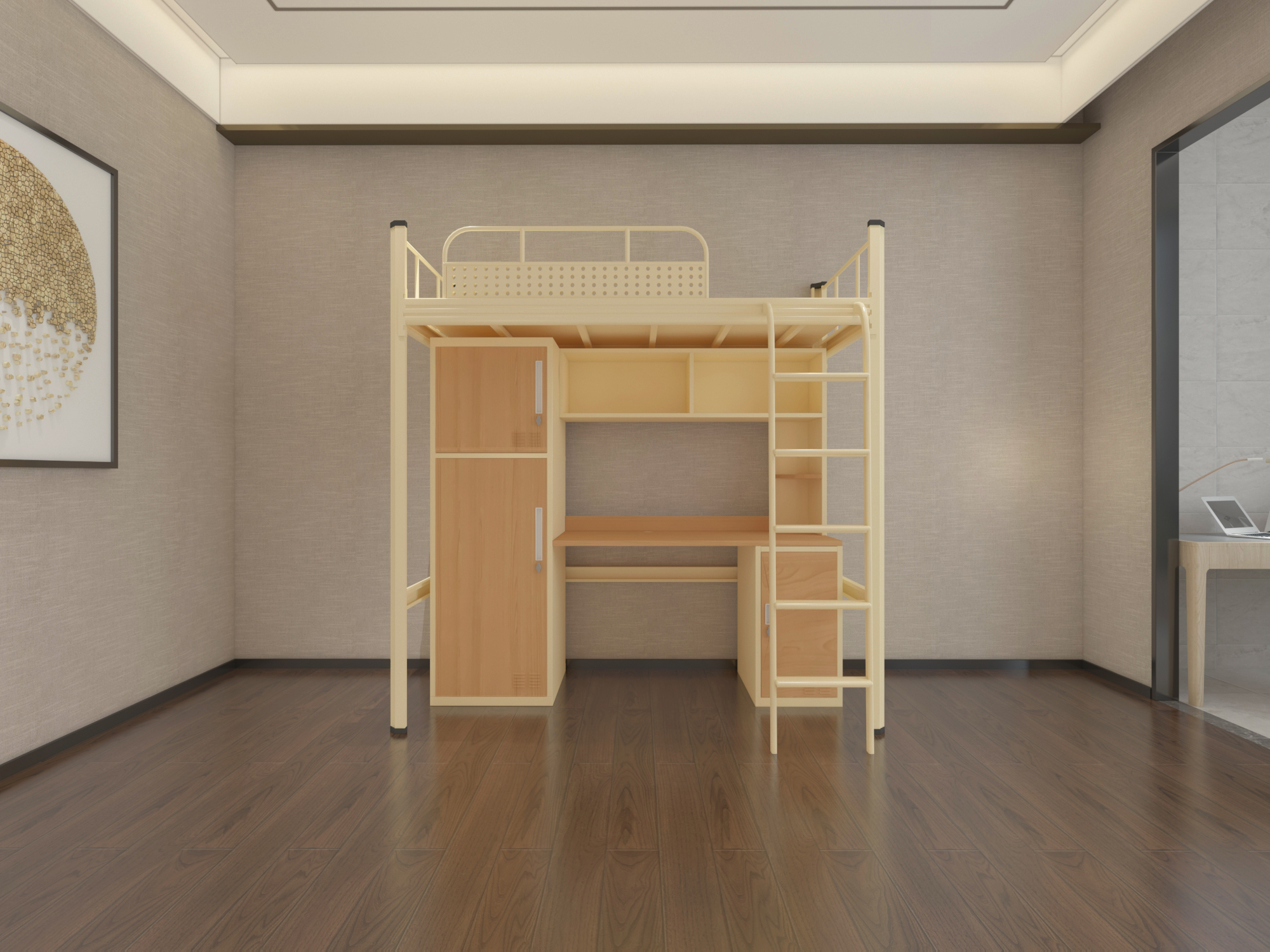 廠家批發(fā)鐵架雙層床多少錢？